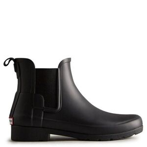 Hunter Women's Matte Black Rain Boots